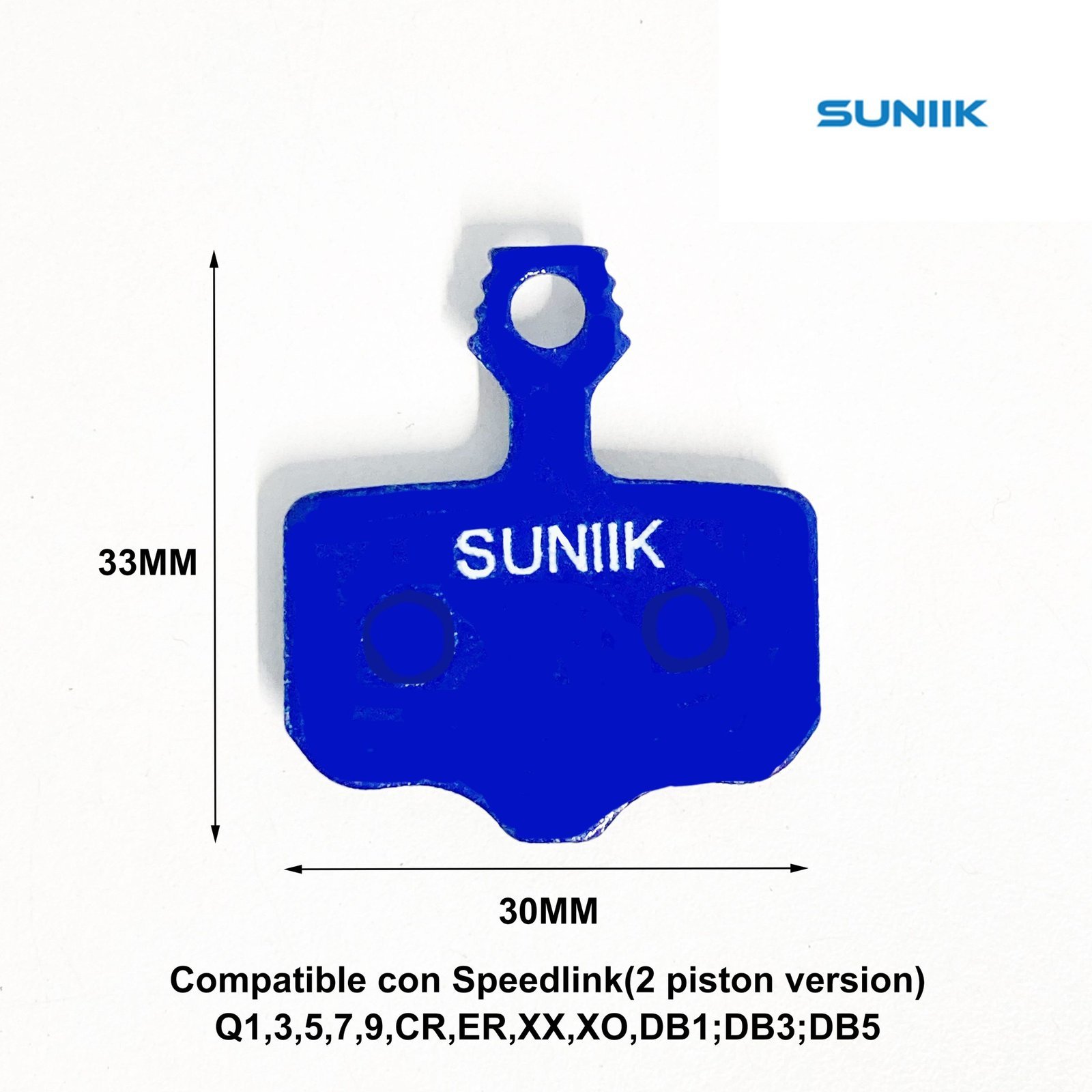 Pastilla de freno resina de disco hidráulico 1021 - Calidad premium - Imagen 2