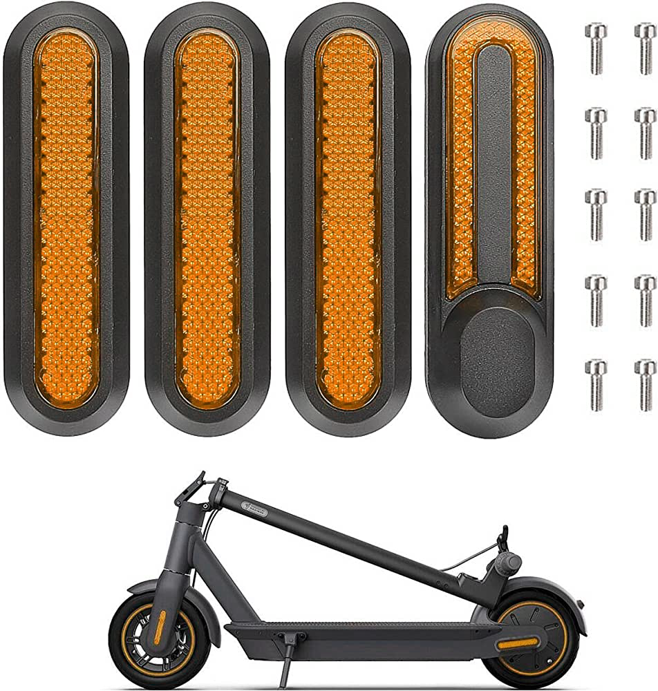 Tapa embellecedor catadióptrico reflectantes tornillo V2 para Xiaomi Amarillo - Imagen 4