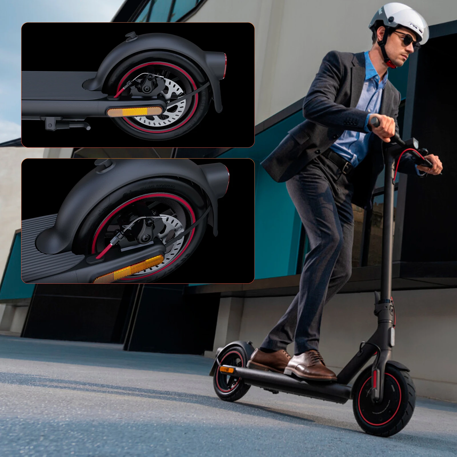 Pinza de Freno para Xiaomi MI4 PRO y MI3 - Dual pad (Negro) - Imagen 4