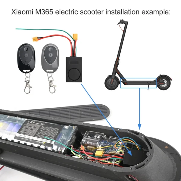 Alarma antirrobo para patinete eléctrico compatible con xiaomi - Imagen 6