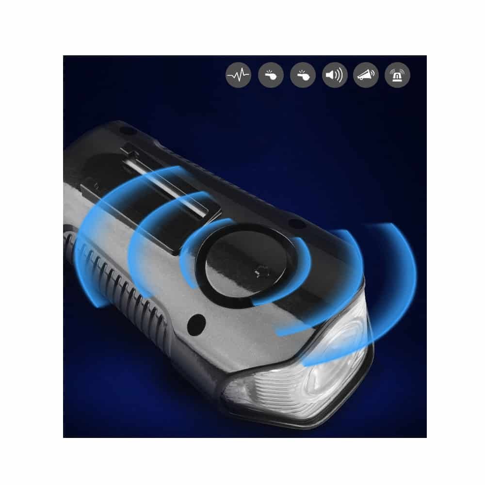 Luz faro Linterna Con Claxon Para Patinetes o Bicicletas - Imagen 3