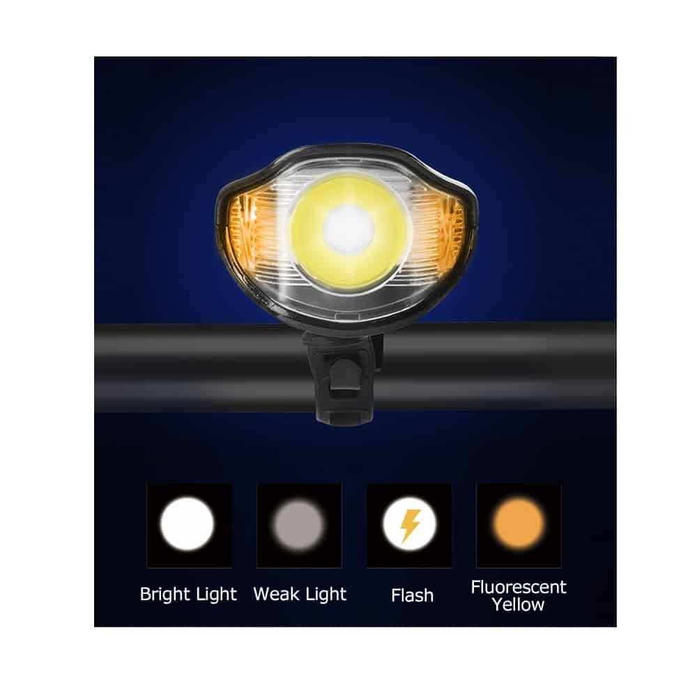 Luz faro Linterna Con Claxon Para Patinetes o Bicicletas - Imagen 2