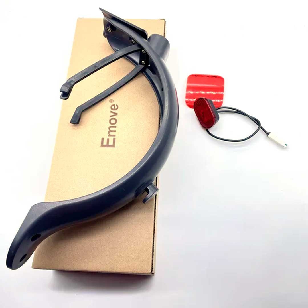 Pack completo guardabarros trasero para Xiaomi (Soporte plástico 8,5 pulgadas)