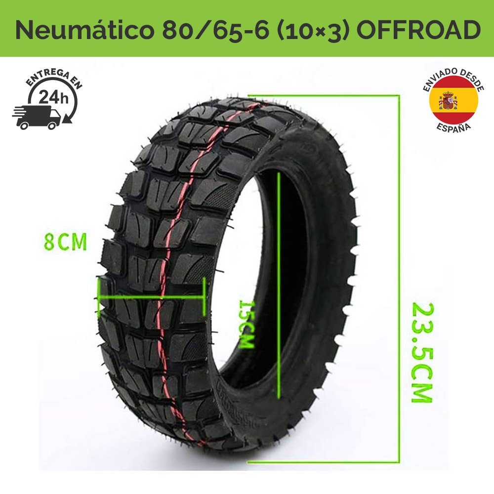Neumático 80/65-6 (10×3) OFFROAD - Imagen 2
